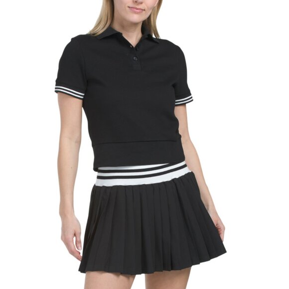 MOVE THEOLOGY Black Onyx Ringer Polo Tee - Picture 1 of 2